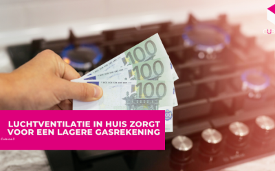 Luchtventilatie in huis zorgt voor een lagere gasrekening