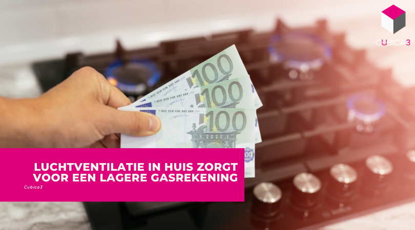 Luchtventilatie in huis zorgt voor een lagere gasrekening