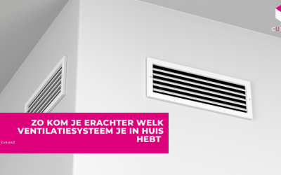 Zo kom je erachter welk ventilatiesysteem je in huis hebt