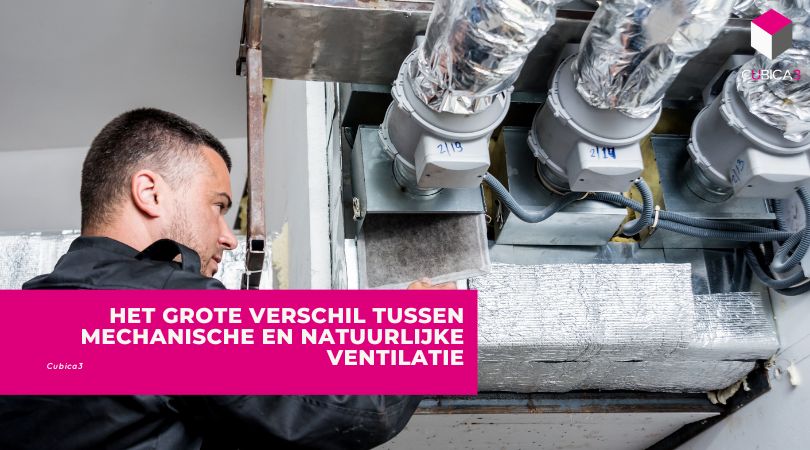 Het grote verschil tussen mechanische en natuurlijke ventilatie