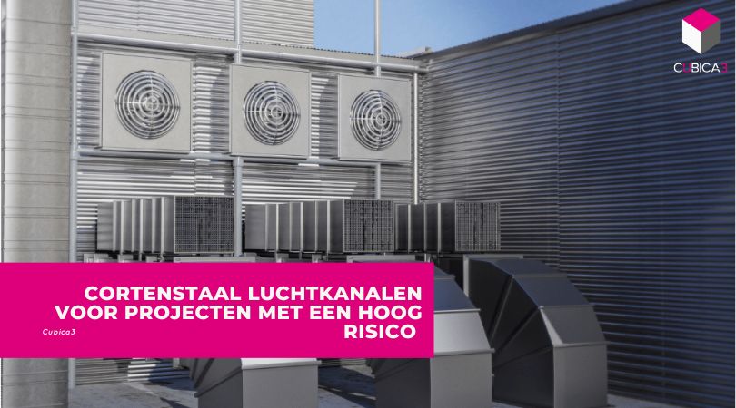 Cortenstaal luchtkanalen voor projecten met een hoog risico